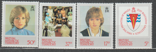 KSIĘŻNA DIANA BRYTYJSKIE TERYTORIUM ARKTYCZNE MI.94-97**