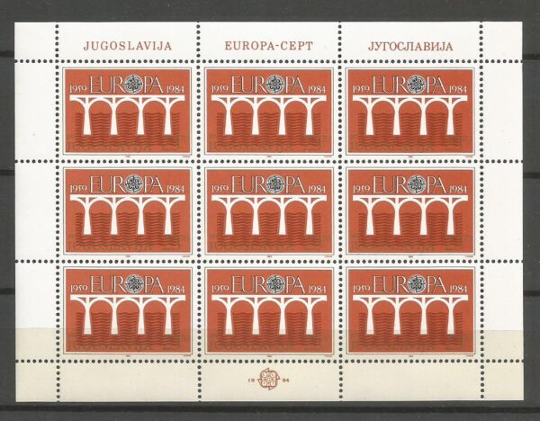 EUROPA  CEPT JUGOSŁAWIA MI.2046-2047** - obrazek 2