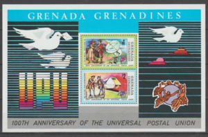 UPU GRENADA I GRENADINES MI.BL.3**