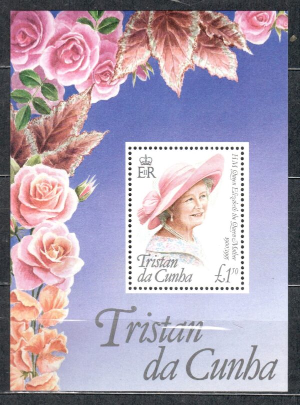 MATKA KRÓLOWA TRISTAN DA CUNHA MI.BL.26**