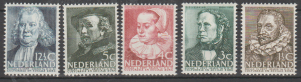 SŁAWNI LUDZIE HOLANDIA MI.313-317**