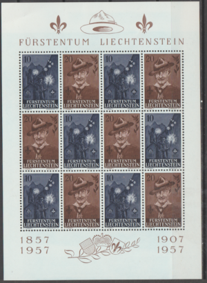 SKAUTING LIECHTENSTEIN MI.ARK.360-361**