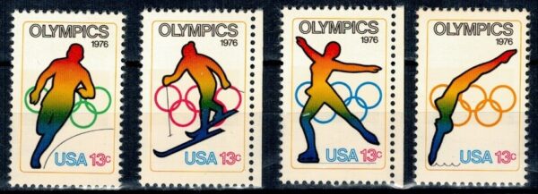 OLIMPIADA ZIMOWA USA MI.1282-1285**