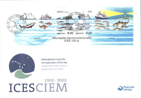 FDC RYBOŁÓWSTWO WYSPY OWCZE MI.BL.14