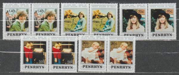 KSIĘŻNA DIANA PENRHYN MI.274-283**