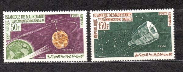 SATELITY TELEKOMUNIKACYJNE MAURETANIA MI.217-218**