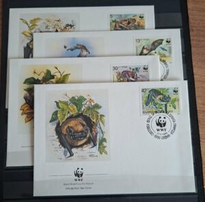 FDC ZWIERZĘTA BUŁGARIA MI.3741-3744