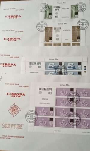 FDC EUROPA CEPT MALTA MI.ARK.493-496