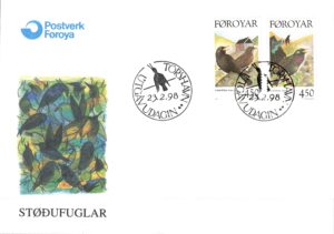 FDC PTAKI WYSPY OWCZE MI.332-333