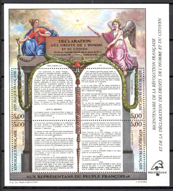 DEKLARACJA PRAW CZŁOWIEKA FRANCJA MI.BL.9**