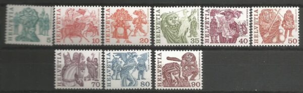 SZTUKA SZWAJCARIA MI.1100-1108**