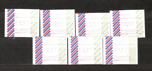 DZIEŃ ZNACZKA AUSTRALIA MI.1I-VII**