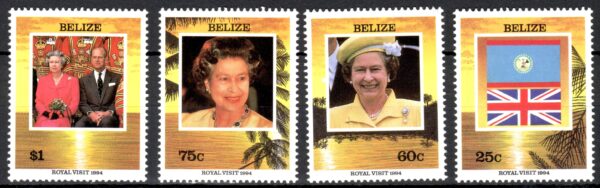 KRÓLOWA ELŻBIETA II BELIZE MI.1121-1124**