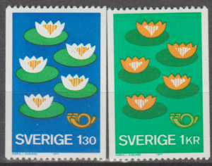 KWIATY SZWECJA MI.972-973**