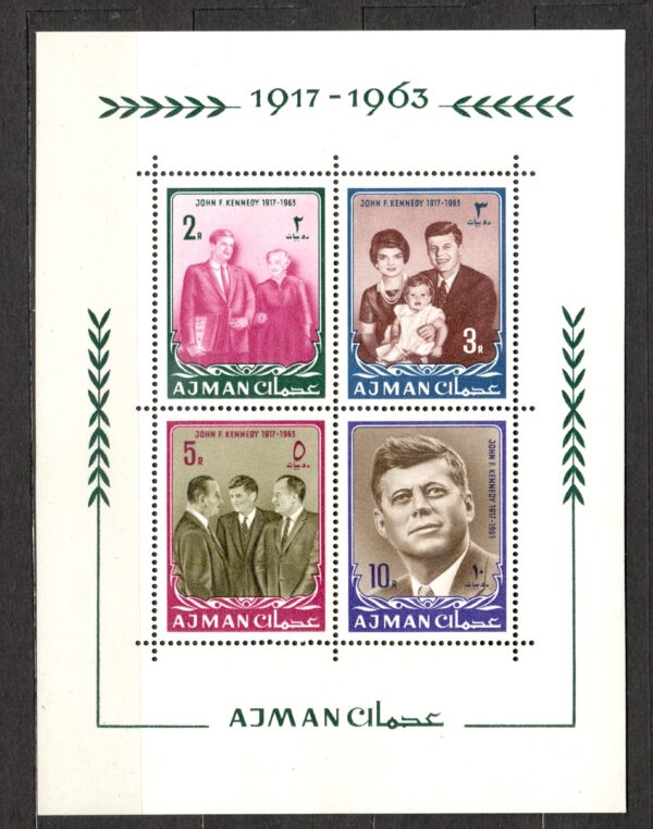 J.F.KENNEDY AJMAN MI.BL.1A**