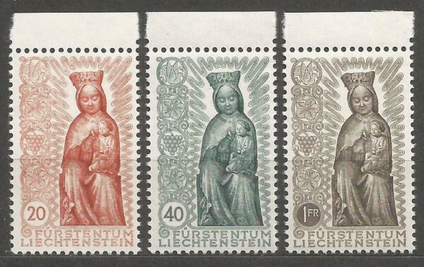 RELIGIA LIECHTENSTEIN MI.329-331**