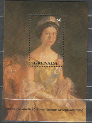 KRÓLOWA ELŻBIETA II GRENADA MI.BL.334**