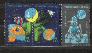 LOT W KOSMOS WIETNAM MI.669-671**