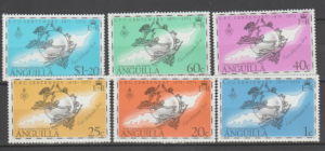 UPU ANGUILLA MI.198-203**