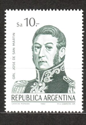 SŁAWNI LUDZIE ARGENTYNA MI.1648**