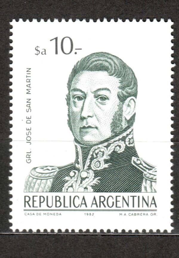 SŁAWNI LUDZIE ARGENTYNA MI.1648**