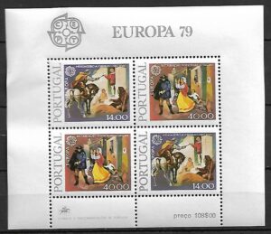 EUROPA CEPT PORTUGALIA MI.BL.27**