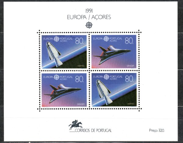EUROPA CEPT AZORY MI.BL.12**