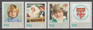 KSIĘŻNA DIANA FIJI MI.464-467**