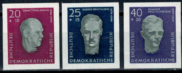 SŁAWNI LUDZIE DDR MI.606-608B**