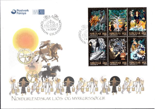 FDC MITY I LEGENDY WYSPY OWCZE MI.396-401