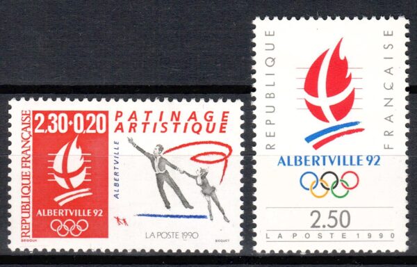 OLIMPIADA ZIMOWA FRANCJA MI.2757-2758**