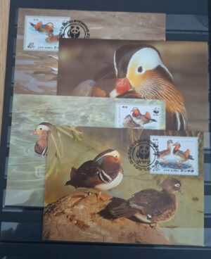 PTAKI WWF KOREA MI.2865-2868 KARTY MAXIMUM