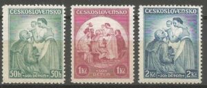 POMOC DZIECIĄ  CZECHOSŁOWACJA MI.342-344**