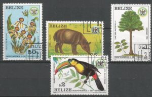 FLORA I FAUNA BELIZE MI.610-613