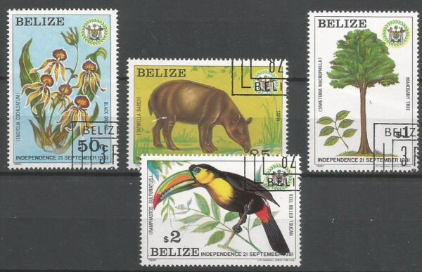FLORA I FAUNA BELIZE MI.610-613