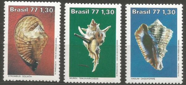 MUSZLE BRAZYLIA MI.1604-1606**