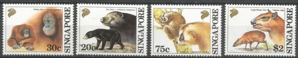 ZWIERZĘTA SINGAPUR MI.676-679**