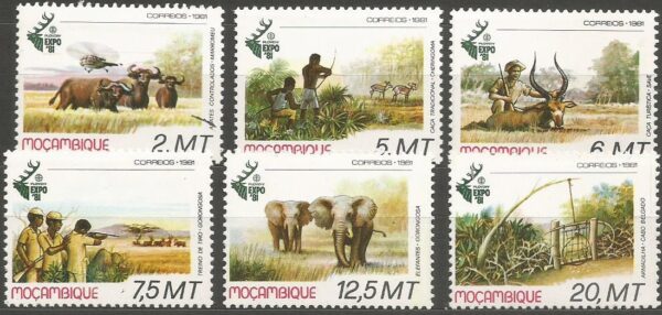 MYŚLISTWO MOZAMBIK MI.816-821A**