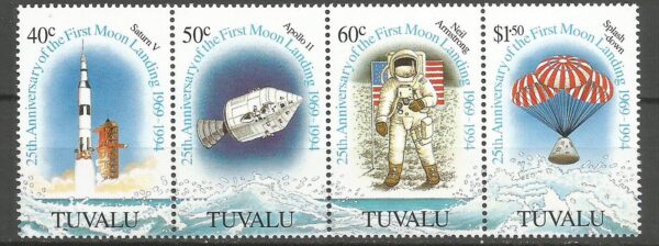 LOT W KOSMOS TUVALU MI.701-704**