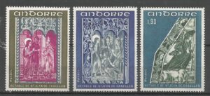 MALARSTWO ANDORRA FRANCUSKA MI.242-244**