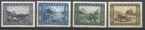ROLNICTWO LIECHTENSTEIN MI.218-221**