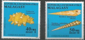 MUSZLE MADAGASKAR MI.1279-1280**
