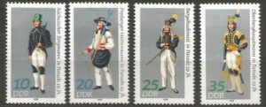 STROJE LUDOWE DDR MI.2318-2321**