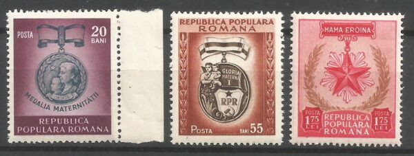 ORDERY I MEDALE RUMUNIA MI.1391-1393**