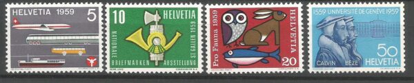 ROCZNICA SZWAJCARIA MI.668-671**
