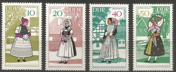 STROJE LUDOWE DDR MI.1353-1356**