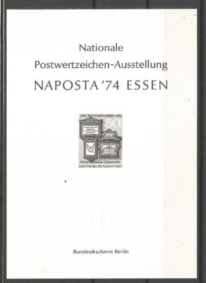 DZIEŃ ZNACZKA RFN MI.825(*)CZARNODRUK