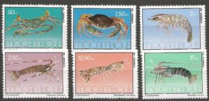 SKORUPIAKI MOZAMBIK MI.859-864**