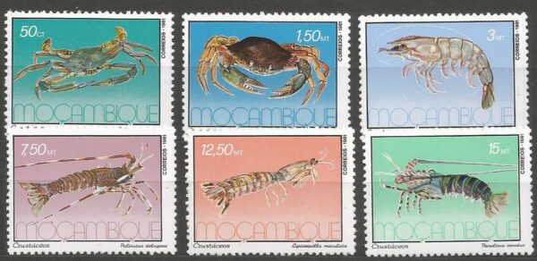 SKORUPIAKI MOZAMBIK MI.859-864**