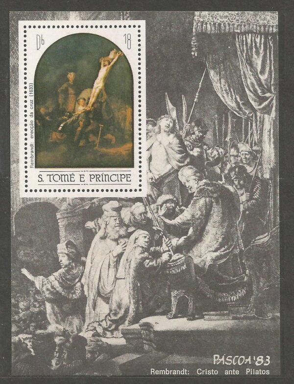 REMBRANDT S.TOME E PRINCIPE MI.BL.123**